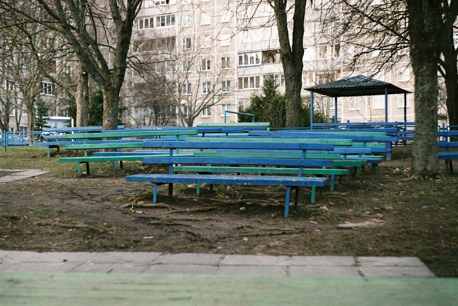 Empty bench