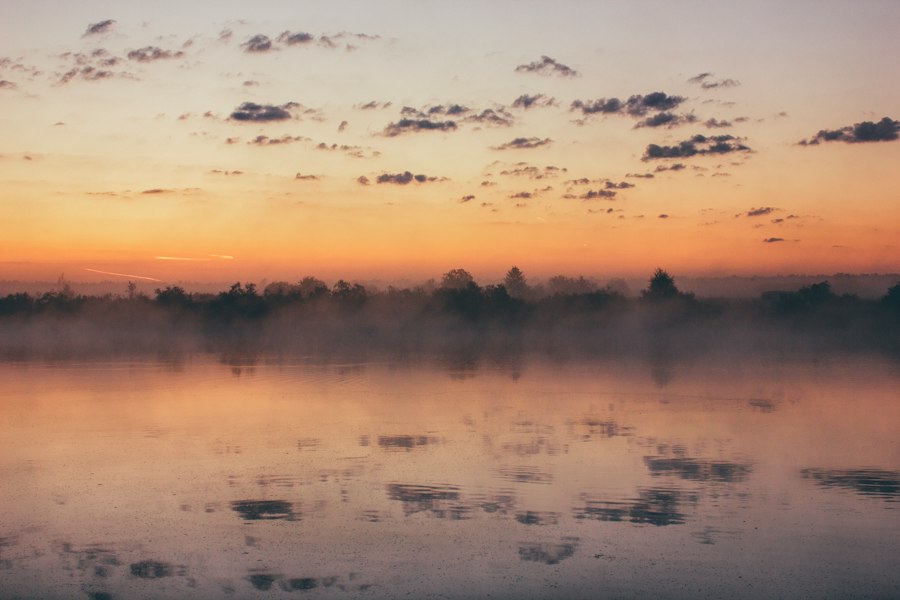 Photo morning quietness