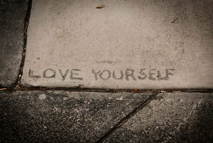 Photo relationship with yourself