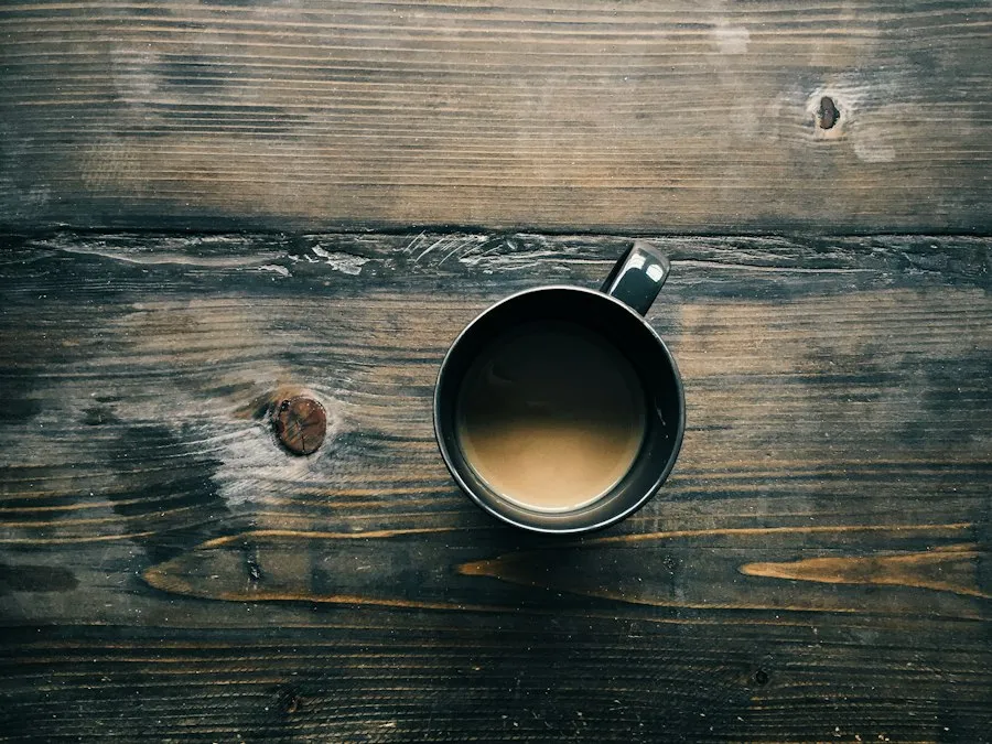 Photo coffee break ritual
