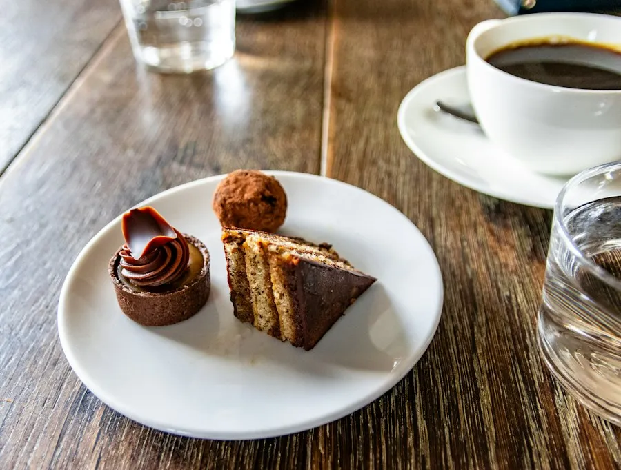 desserts paired with coffee